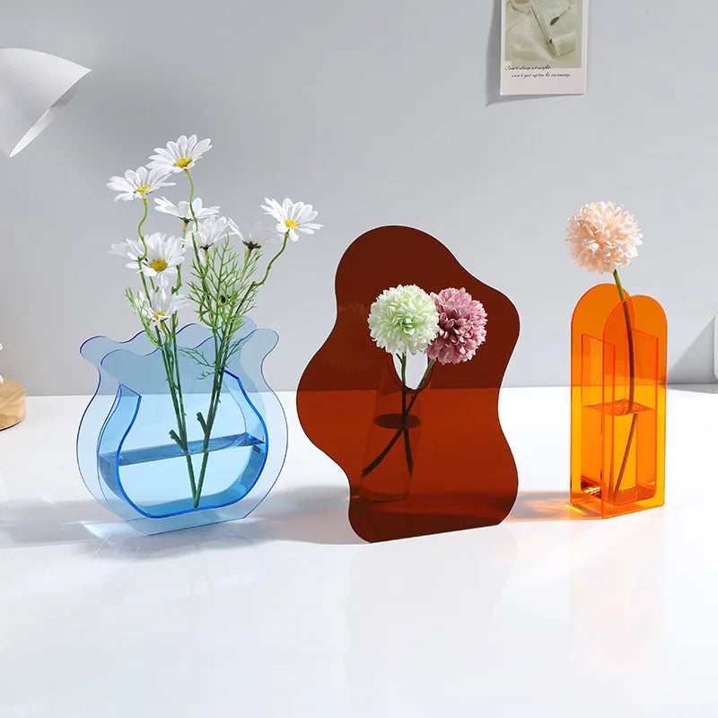 Acrylic Vase and Photo Frame