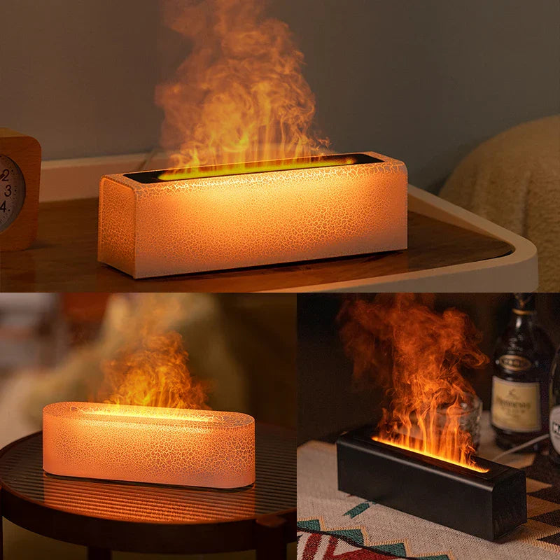 Fire effect aroma diffuser, air humidifier