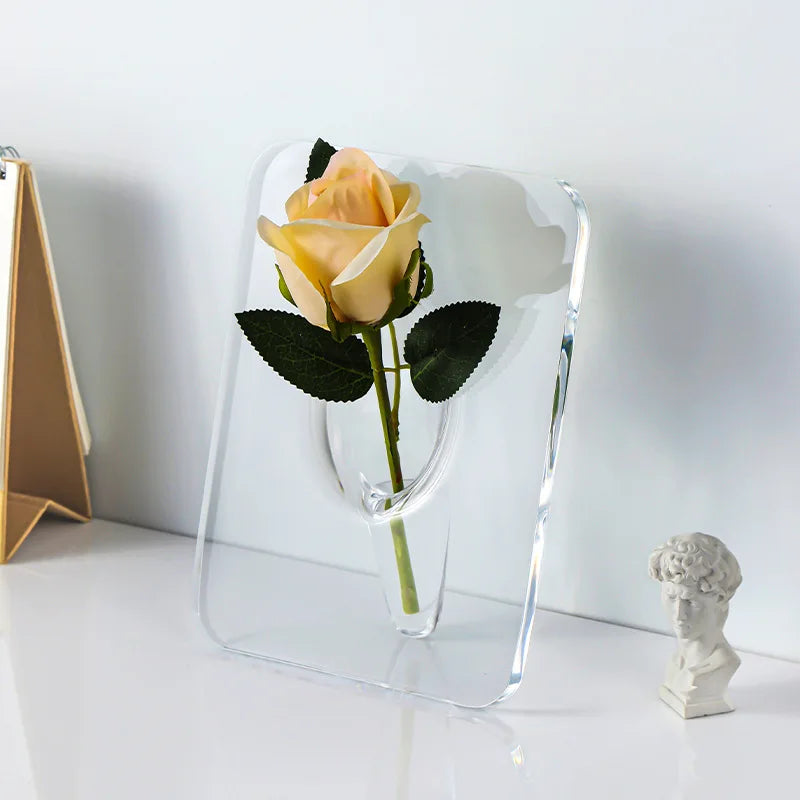 Acrylic Vase and Photo Frame