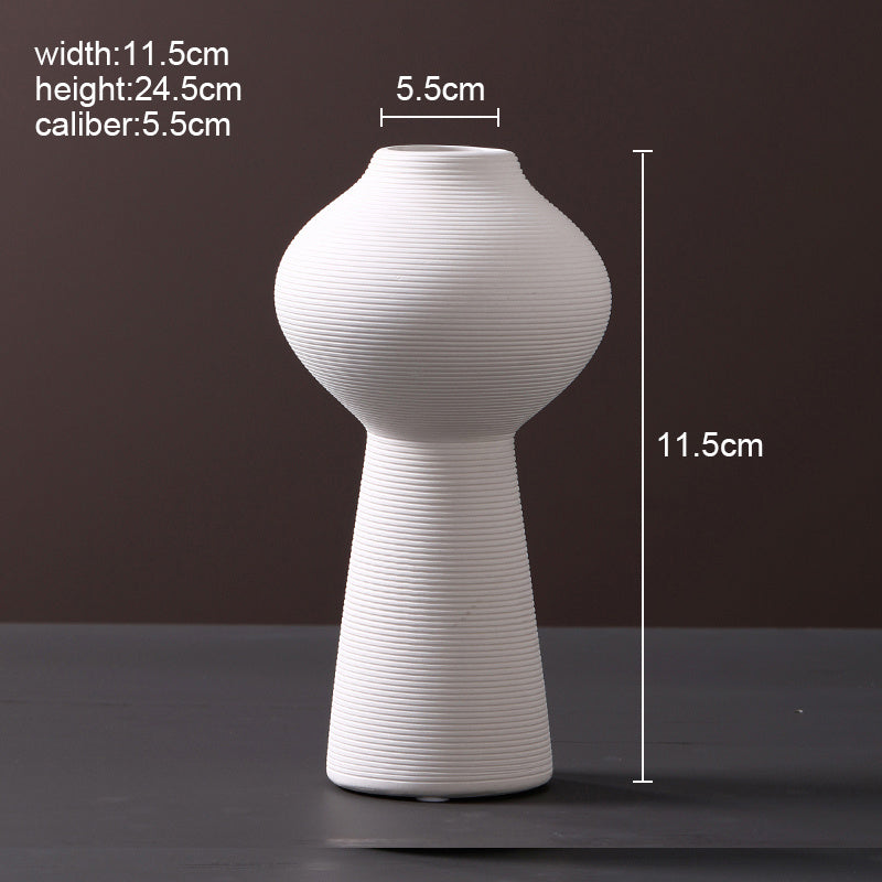 Wazon ceramiczny w stylu skandynawskim