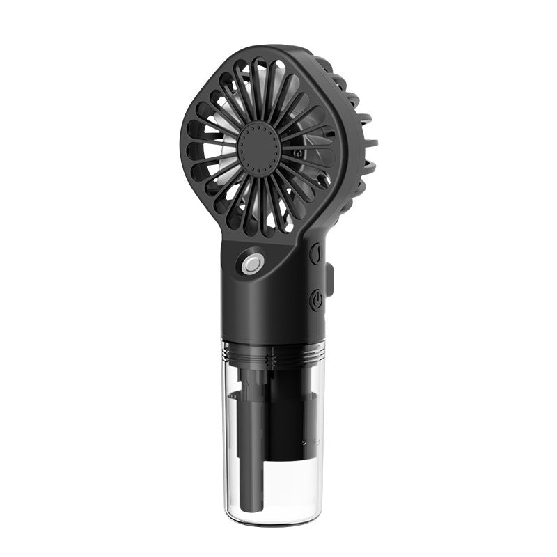 Portable Handheld Spray Fan 4-Speed ​​Water Spray Mist Fan Summer Cooling Artifact USB Charging Summer Supplies Outdoor Mini Fan