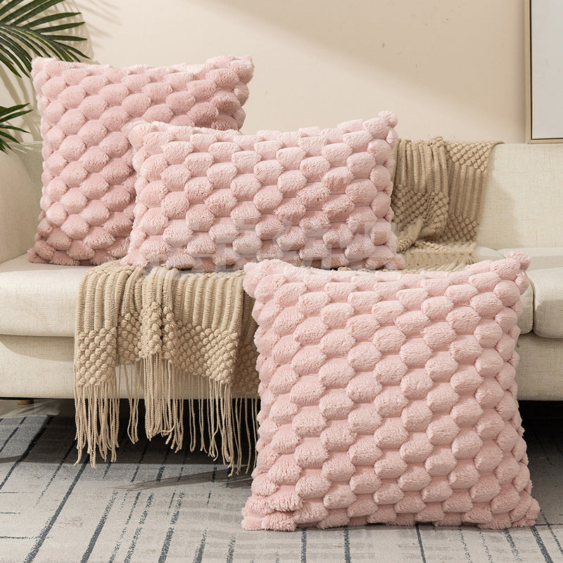 Pokrowiec na Poduszkę Woven Fleece w Jednolitym Kolorze