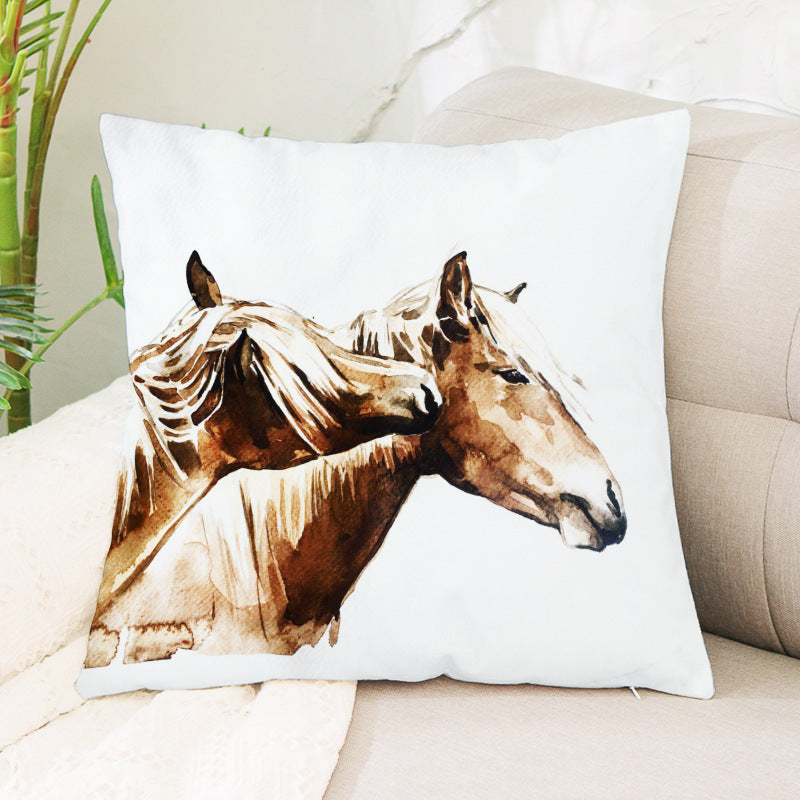 Super Miękka Poszewka na Poduszkę z Lnianego Weluru