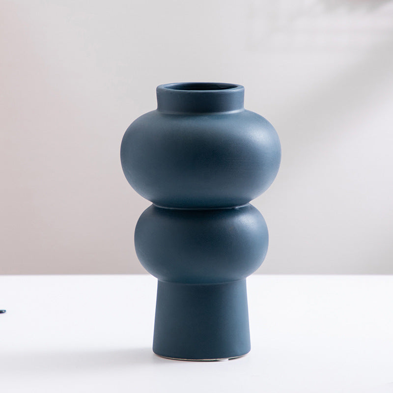 Ceramiczny Wazon Kwiatowy Nordic Minimalistyczna Dekoracja do Salonu