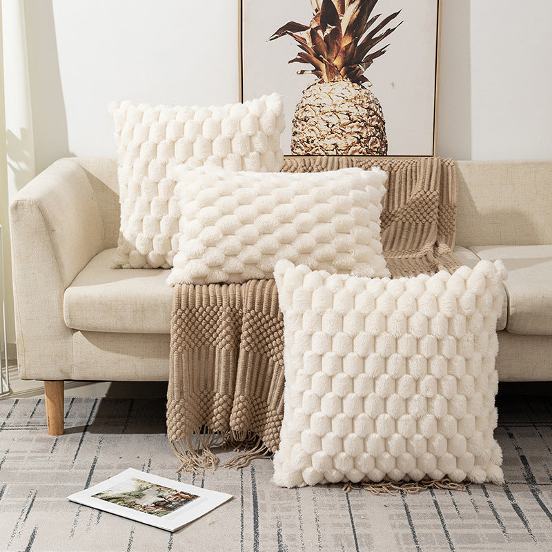 Pokrowiec na Poduszkę Woven Fleece w Jednolitym Kolorze
