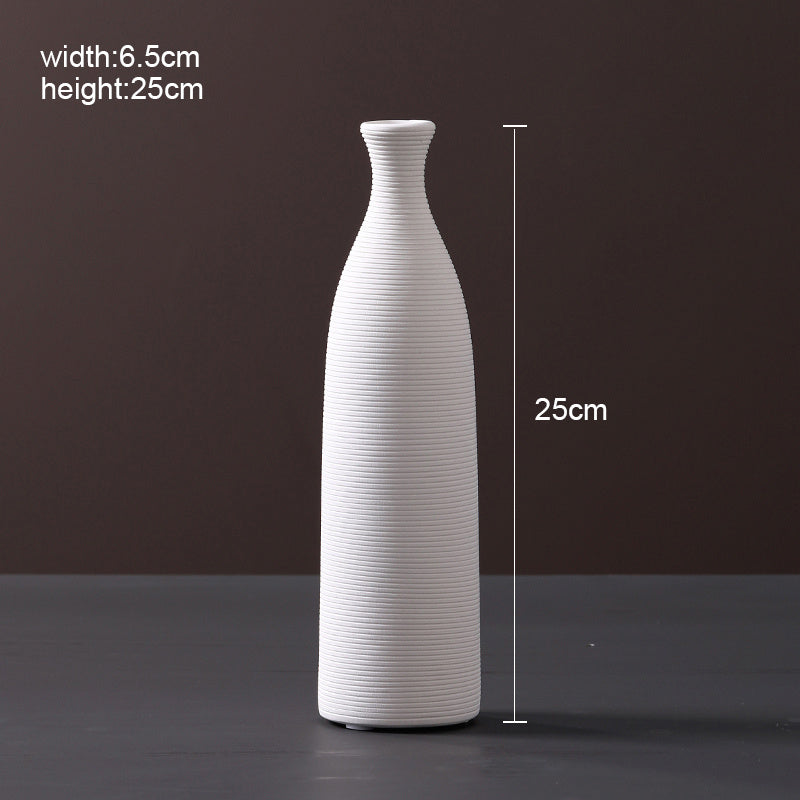 Wazon ceramiczny w stylu skandynawskim
