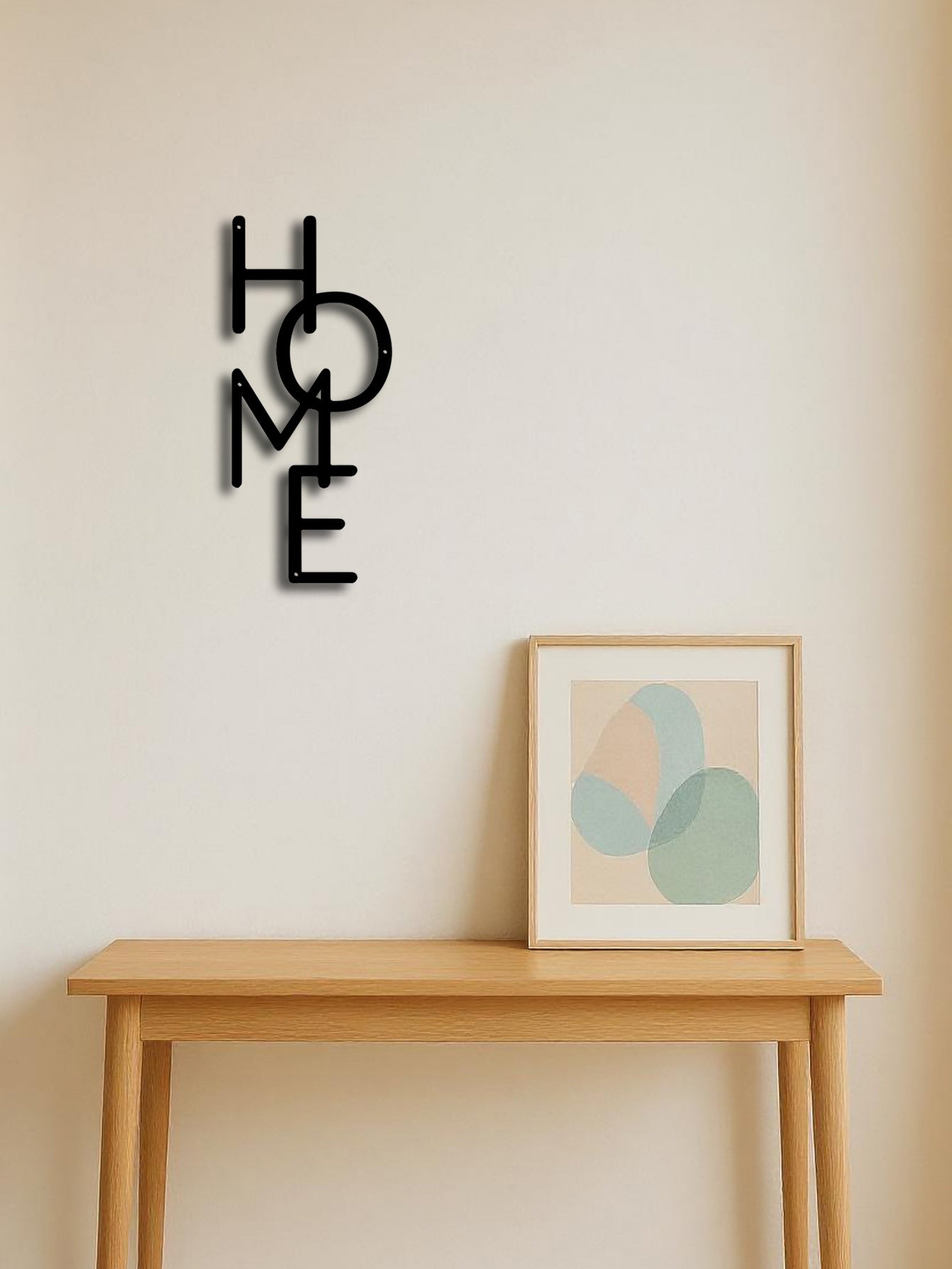 Metalowa Dekoracja Ścienna Litera HOME