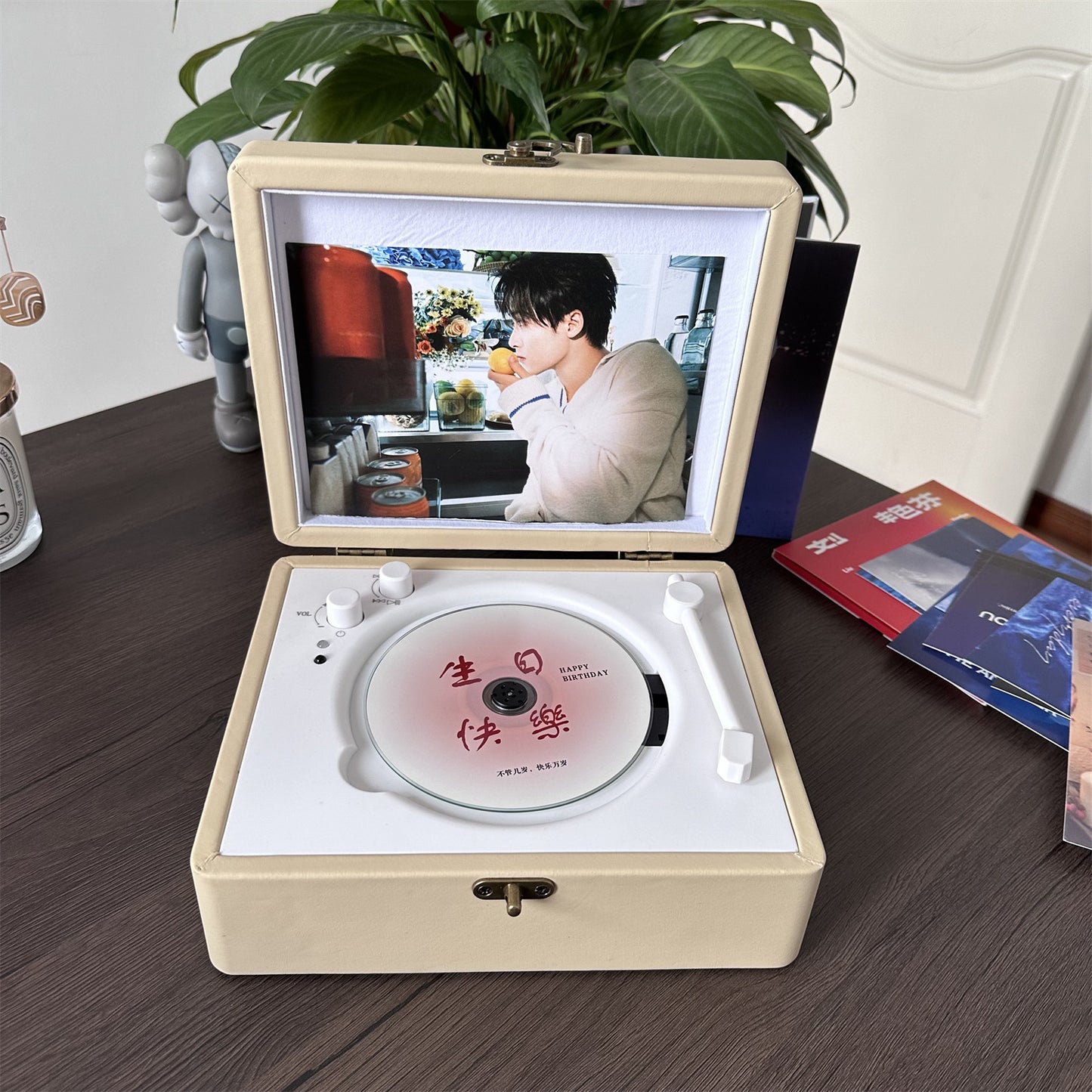 Odtwarzacz CD Star Album Dysk z Głośnikiem Retro Bluetooth Audio