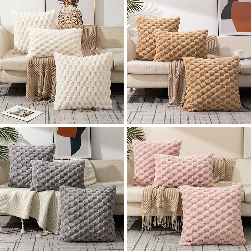 Pokrowiec na Poduszkę Woven Fleece w Jednolitym Kolorze