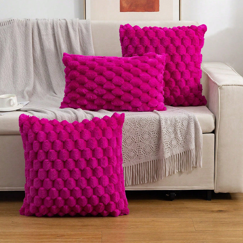 Pokrowiec na Poduszkę Woven Fleece w Jednolitym Kolorze