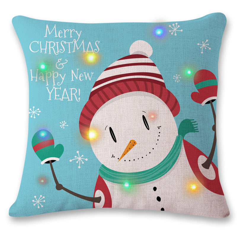 LED Christmas Pillow - New Flashing Lights