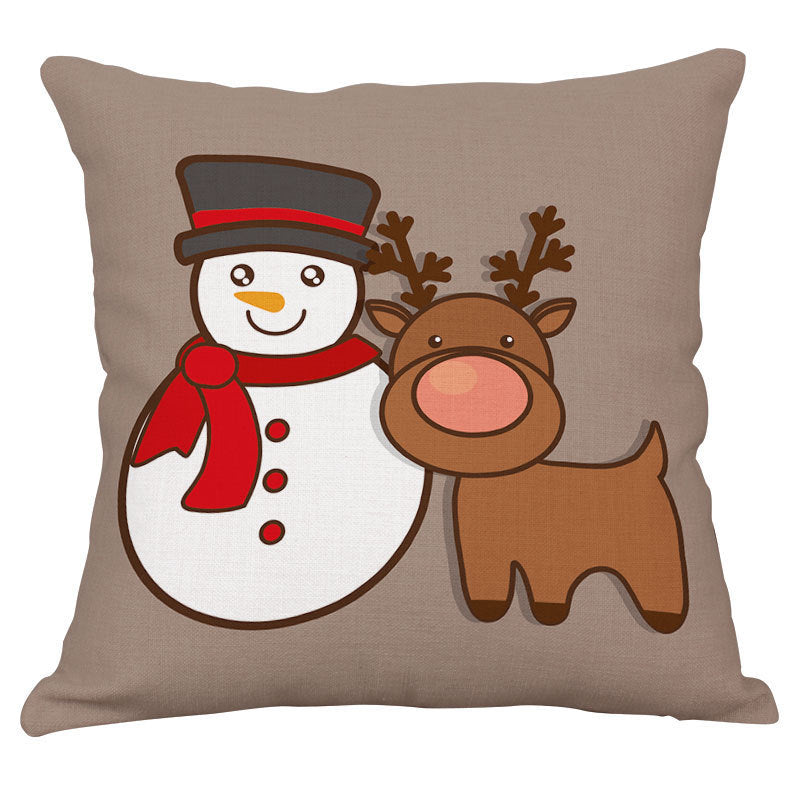 Christmas Pillow with a Fairytale Motif