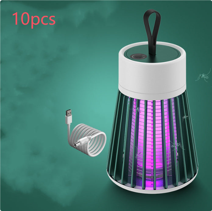 Lámpara eléctrica portátil antimosquitos, repelente de insectos, USB, LED, trampa para mosquitos