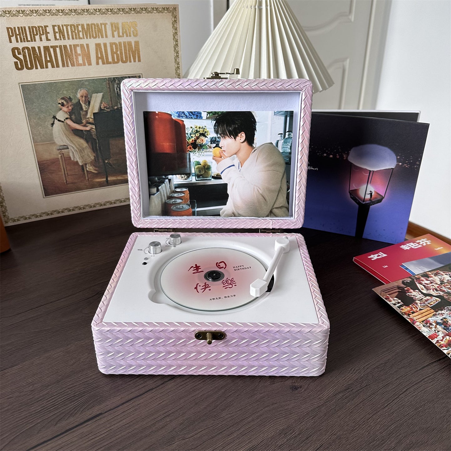 Odtwarzacz CD Star Album Dysk z Głośnikiem Retro Bluetooth Audio