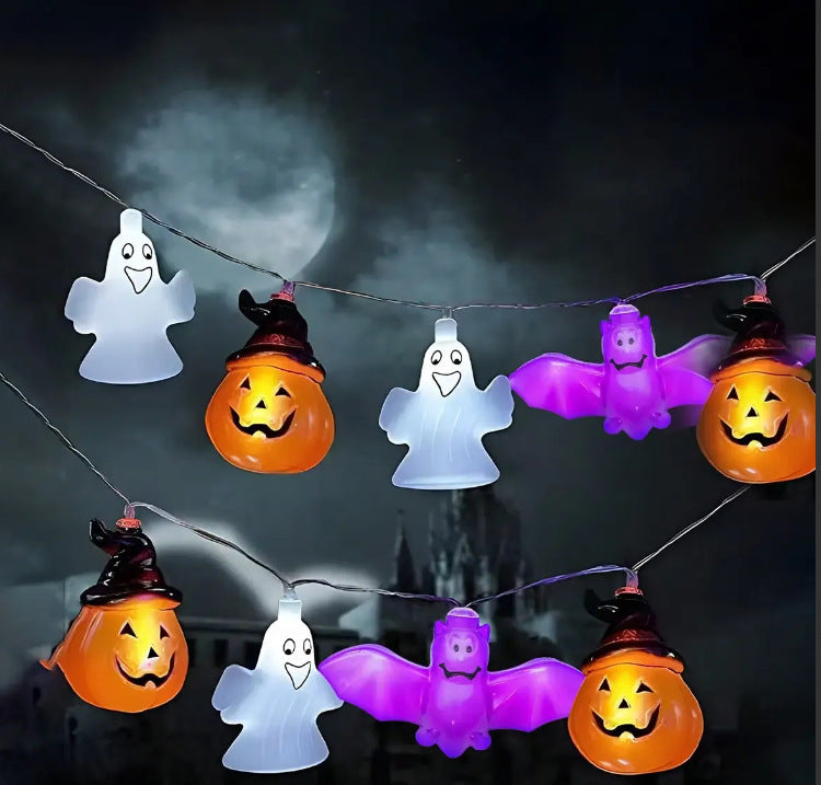 Łańcuch Oświetleniowy Halloween z Miękkiego PVC