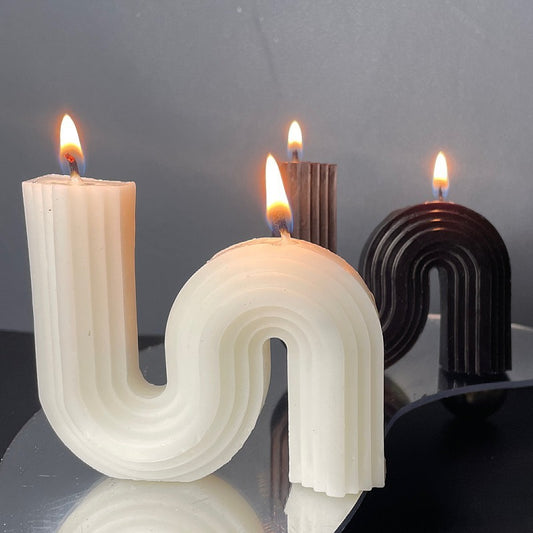 Aromatherapy Candle - Three-Dimensional Simple Home Decoration