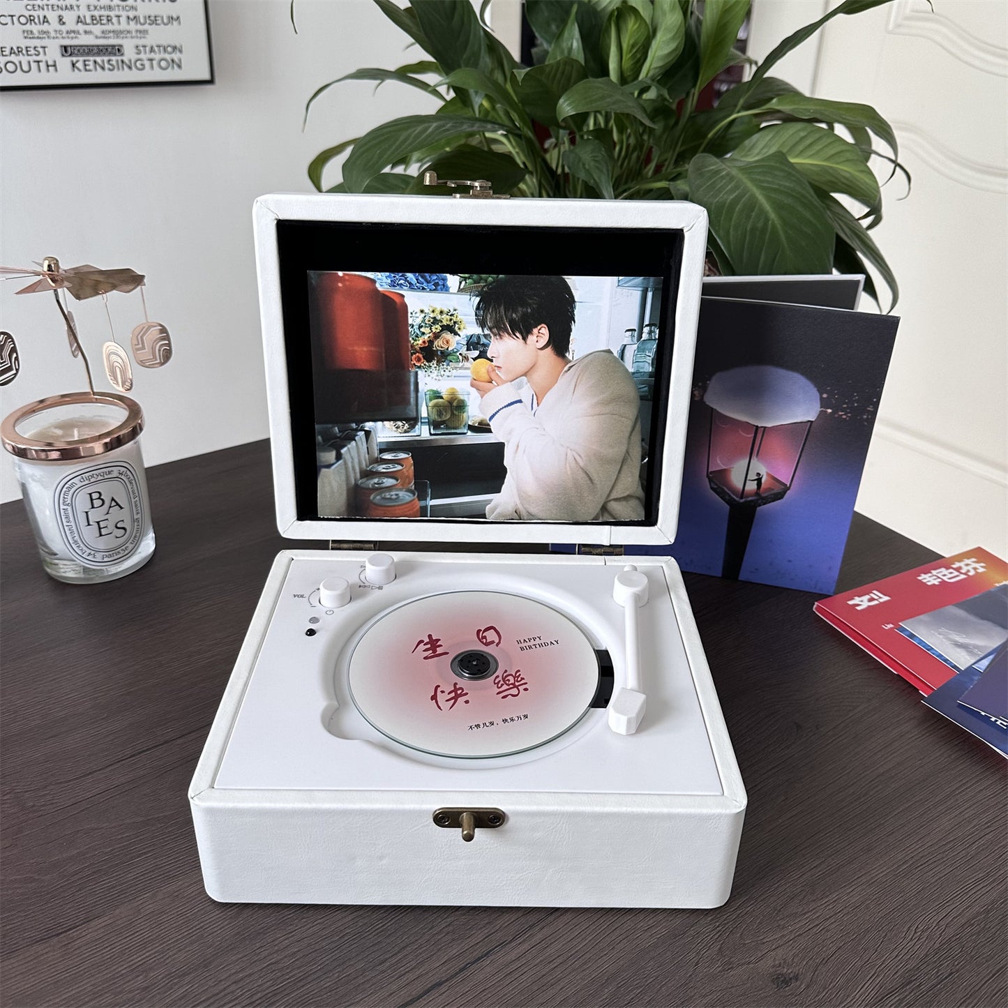 Odtwarzacz CD Star Album Dysk z Głośnikiem Retro Bluetooth Audio